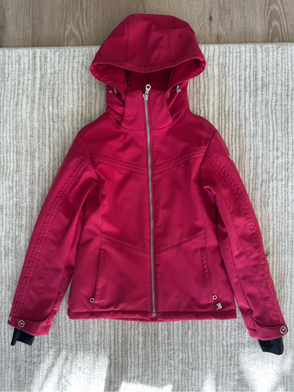NILS Red Ski Jacket Size 4 20K Waterproof Insulated